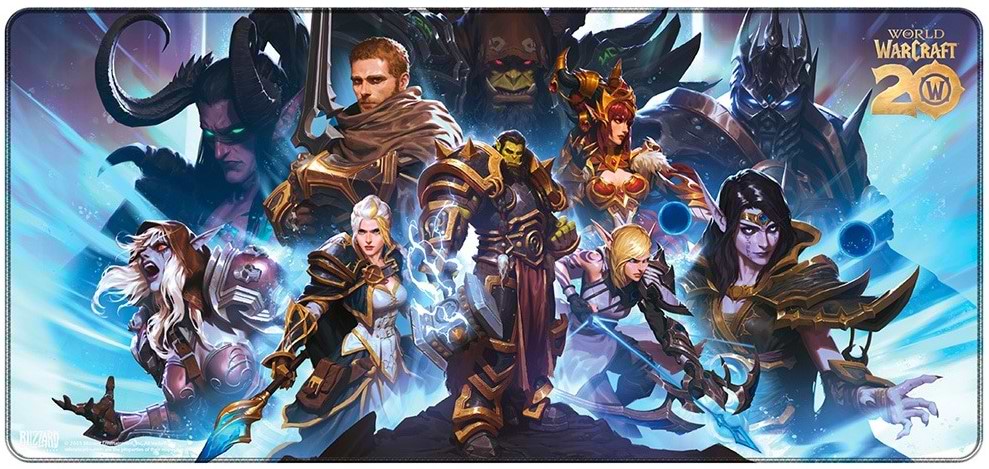 Килимок для миші  ігровий Blizzard WORLD OF WARCRAFT 2th Anniversary XL (FBLMPWOW20ANN25XL) - Фото 1