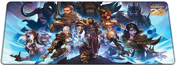 Фото - Коврик для мыши игровой Blizzard WORLD OF WARCRAFT 2th Anniversary XL (FBLMPWOW20ANN25XL)
