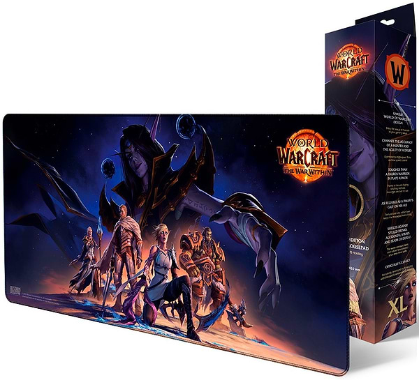 Фото - Коврик для мыши игровой Blizzard WORLD OF WARCRAFT The War Within XL (FBLMPWOWTWRWT25XL)