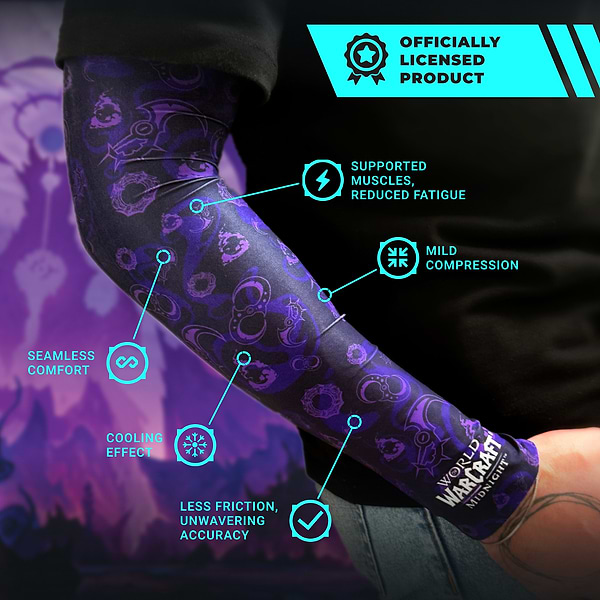 Фото - Геймерский рукав Blizzard WORLD OF WARCRAFT Midnight Limited Edition M (FWOWSLEEVMGHT260M)