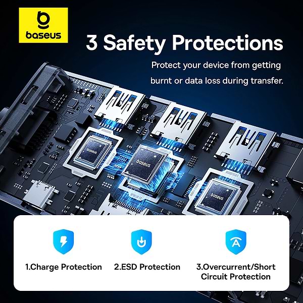 Фото - Хаб USB Baseus UltraJoy 10-Port HUB Space Grey Type-C (B0005280C811-00)