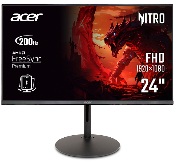 Фото - Монитор игровой Acer Nitro XF240YX1biiph (UM.QX0EE.105) Black