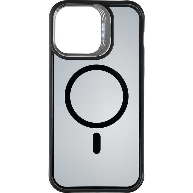 Чохол для смартфону Gelius Elegant Bumper Case Camera stand MagSafe for iPhone 15 Pro Black (98620) - Фото 1