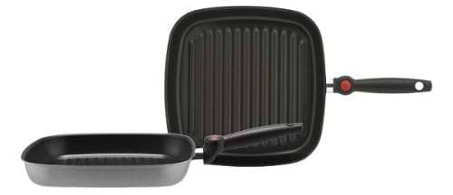 Фото - Сковорода-гриль зі знімною ручкою Piardi Home 28 см (FIRS2825GR01)
