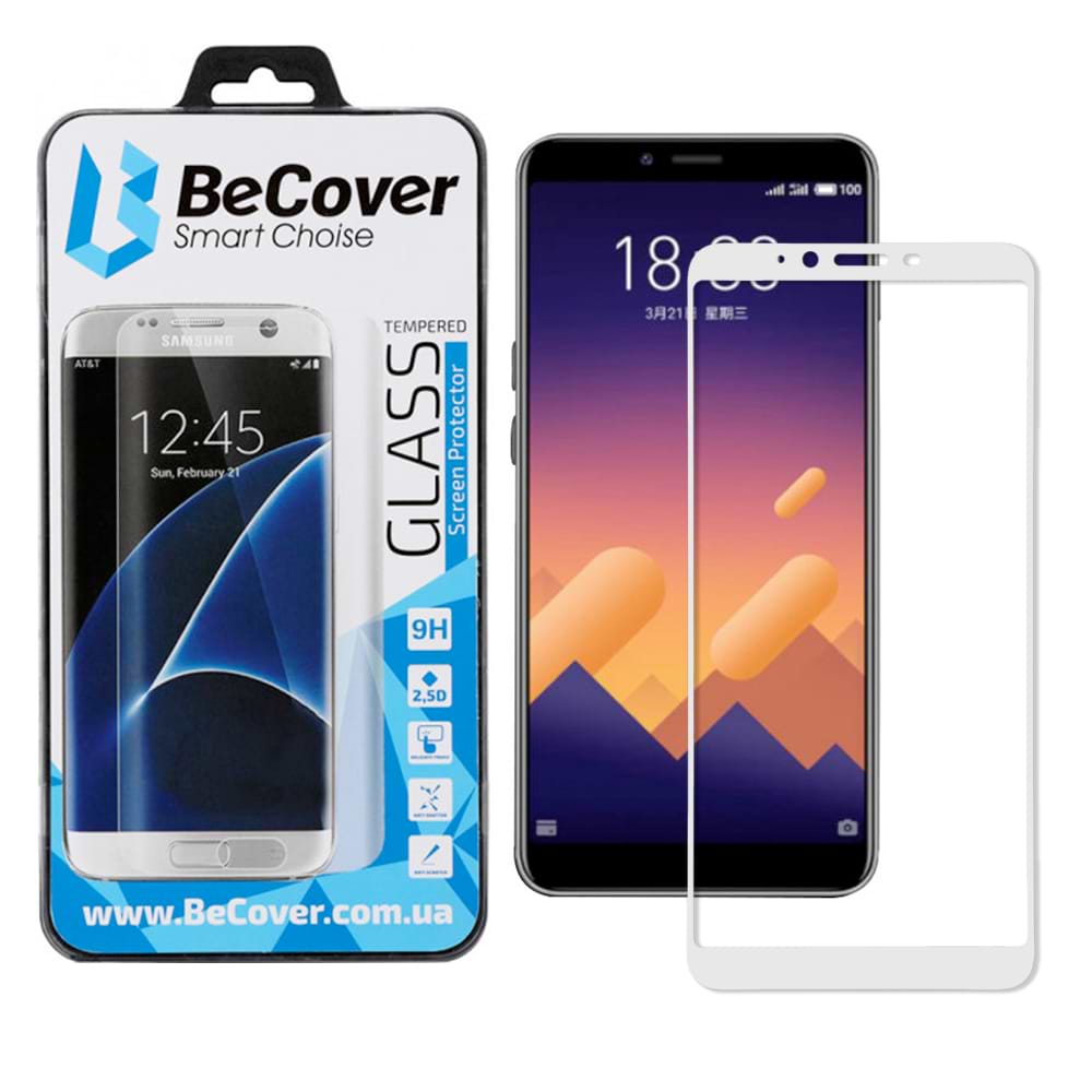 Захисне скло для смартфону BeCover for Meizu E3 White (702437)