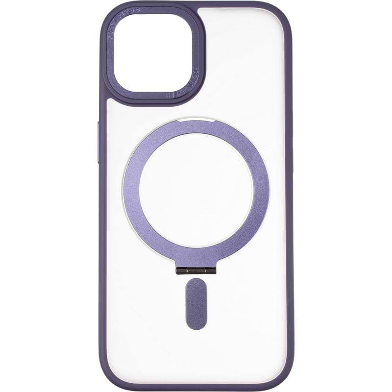 Чохол для смартфону Gelius Bumper Case MagSafe Stand for iPhone 15 Pro Violet (94474) - Фото 1