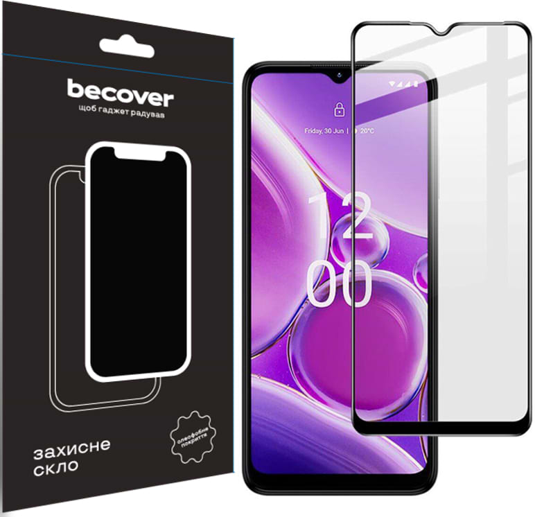 Защитное стекло для смартфона BeCover for Nokia G42 5G Black (710729) - Фото 1