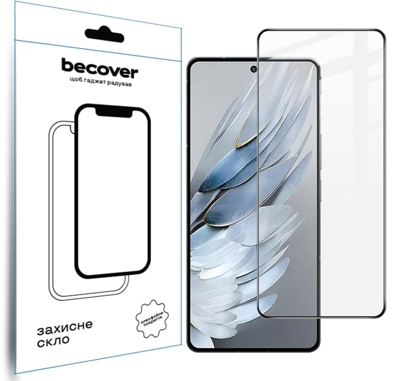 Захисне скло для смартфону BeCover for Nubia Focus Pro 5G Black (711973)