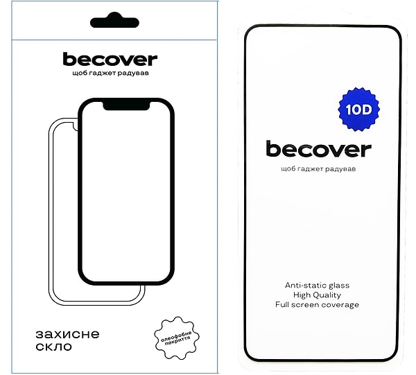Фото - Защитное стекло для смартфона BeCover for ZTE Blade A75 10D Black (712338)