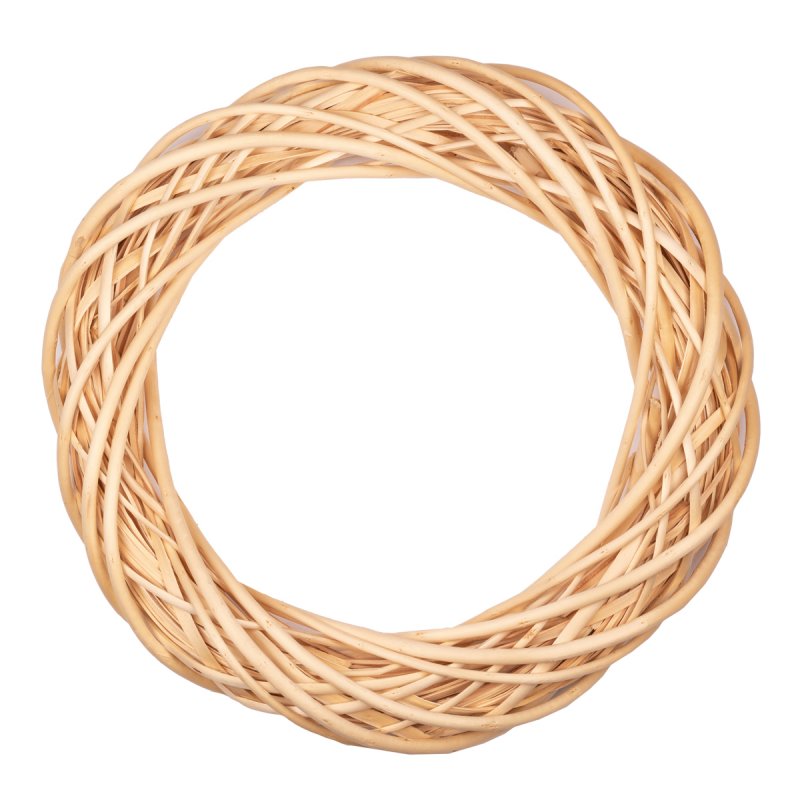 Вінок декоративний ротанг YES! Fun 40 см натуральний (974234)