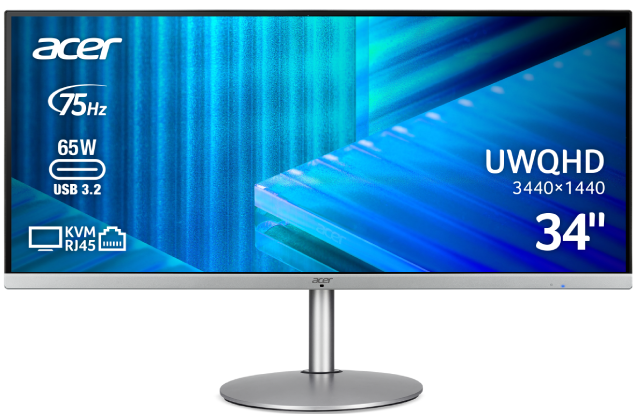 Монітор Acer CB342CUsemiphuzx (UM.CB2EE.016) Silver