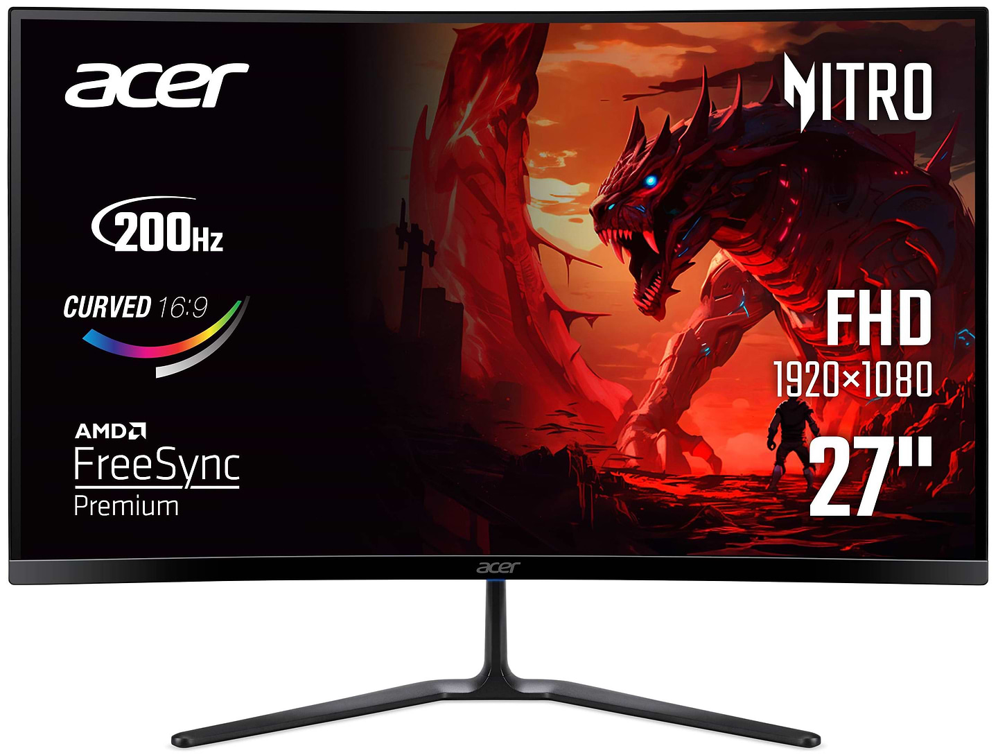 Купить Монитор игровой Acer Nitro ED270X0biip (UM.HE0EE.001) - Фото 1 Монитор игровой Acer Nitro ED270X0biip (UM.HE0EE.001) - Фото 1
