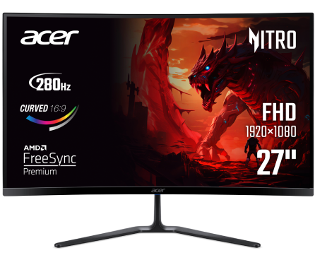 Монитор игровой Acer Nitro ED270Zbmiipx (UM.HE0EE.Z01) Black