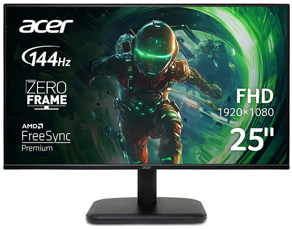 Фото - Монитор игровой Acer Nitro KG251QP3biip (UM.KX1EE.305)