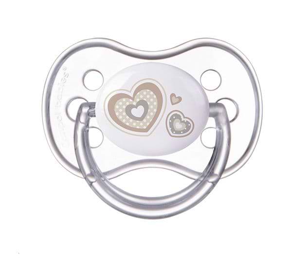 Фото - Кругла пустушка Canpol babies 6-18 міс Newborn baby-бежева (22/563_bei)