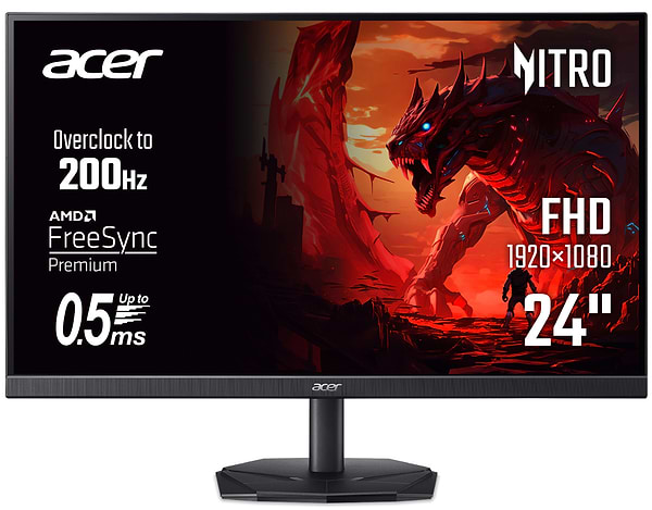 Фото - Монитор игровой Acer Nitro KG241YX1bmiipx (UM.QX1EE.101)