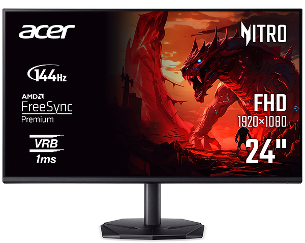 Фото - Монітор ігровий Acer Nitro KG242YP6BMIPX UM.QX2EE.605) Фото - Монітор ігровий Acer Nitro KG242YP6BMIPX UM.QX2EE.605)