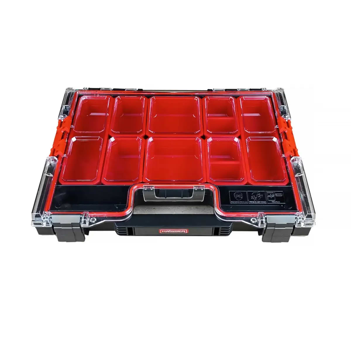 Органайзер для інструментів Haisser з регульованими секціями System PRO 200 450x360x79 мм (90124)