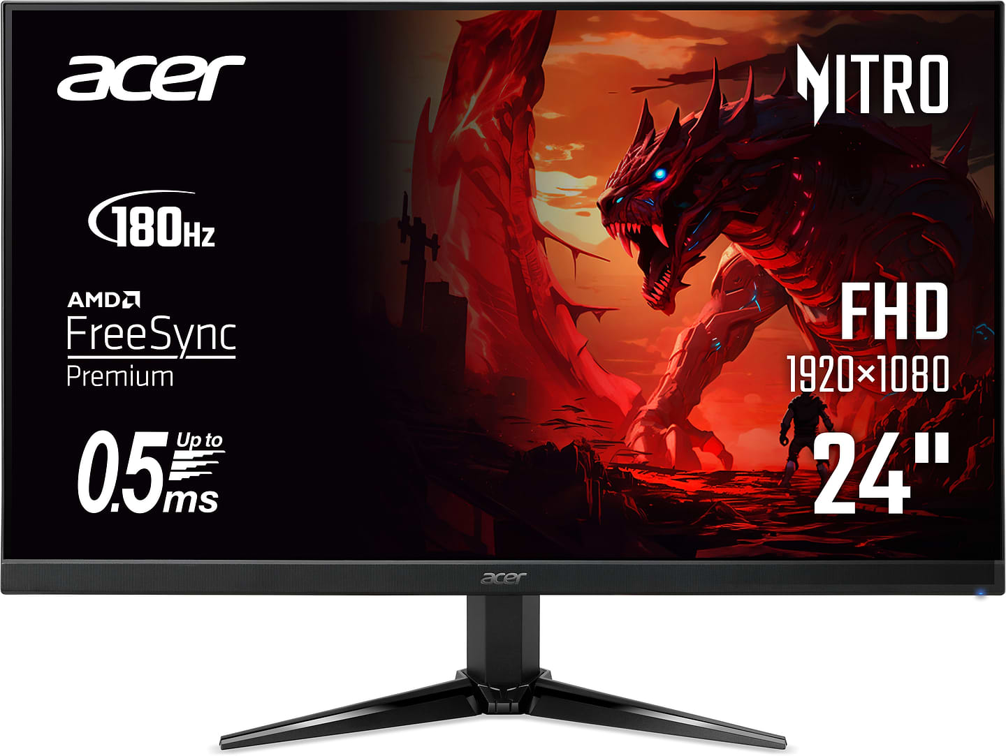 Купить Монитор игровой Acer Nitro QG241YM3BMIIPX (UM.QQ1EE.301) Black - Фото 1 Монитор игровой Acer Nitro QG241YM3BMIIPX (UM.QQ1EE.301) Black - Фото 1
