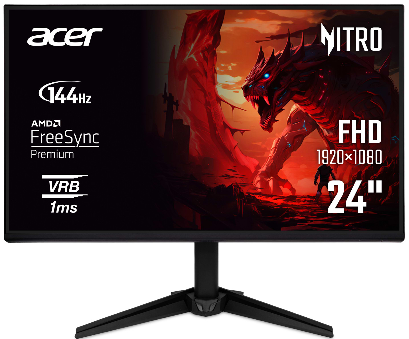 Монітор ігровий Acer Nitro KG241YP3bip (UM.QX1EE.307) - Фото 1