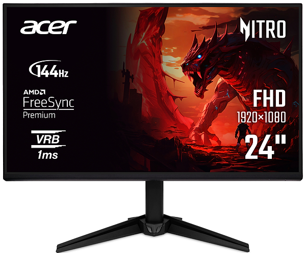 Фото - Монитор игровой Acer Nitro KG241YP3bip (UM.QX1EE.307)