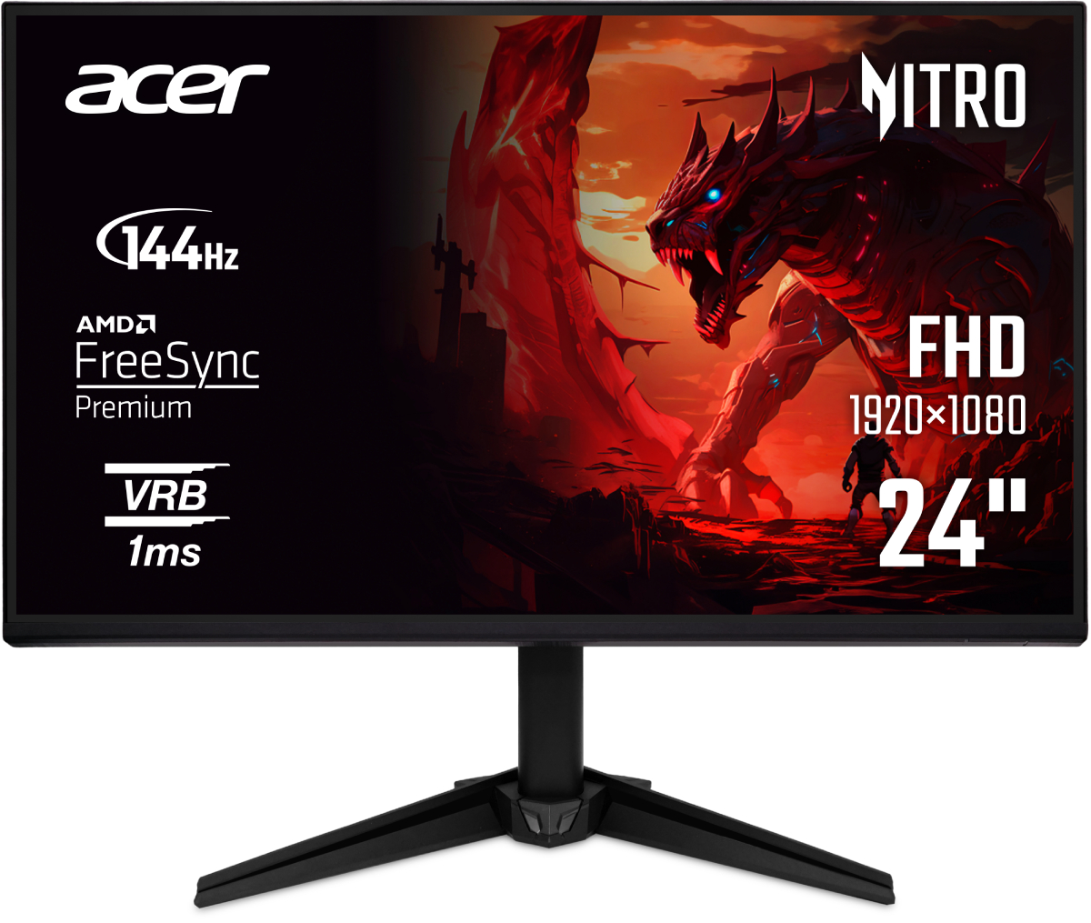 Купити Монітор ігровий Acer Nitro QG241YP6bmipx (UM.QQ1EE.601) - Фото 1 Монітор ігровий Acer Nitro QG241YP6bmipx (UM.QQ1EE.601) - Фото 1