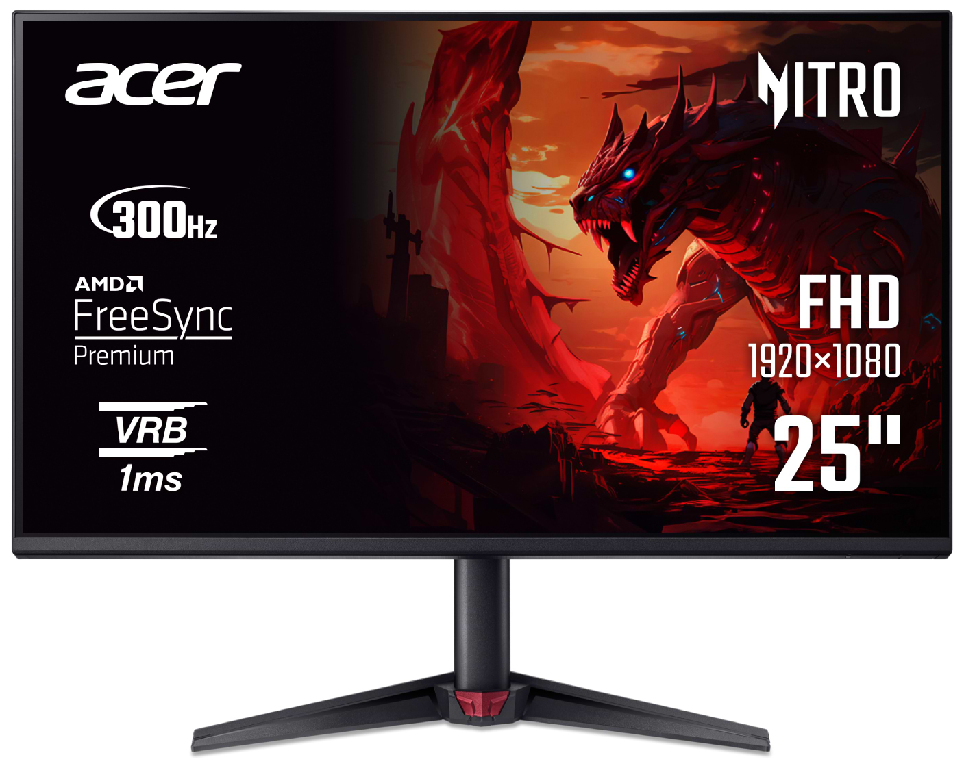 Монітор ігровий Acer Nitro VG250QFbmiipx (UM.KV0EE.F04) - Фото 1