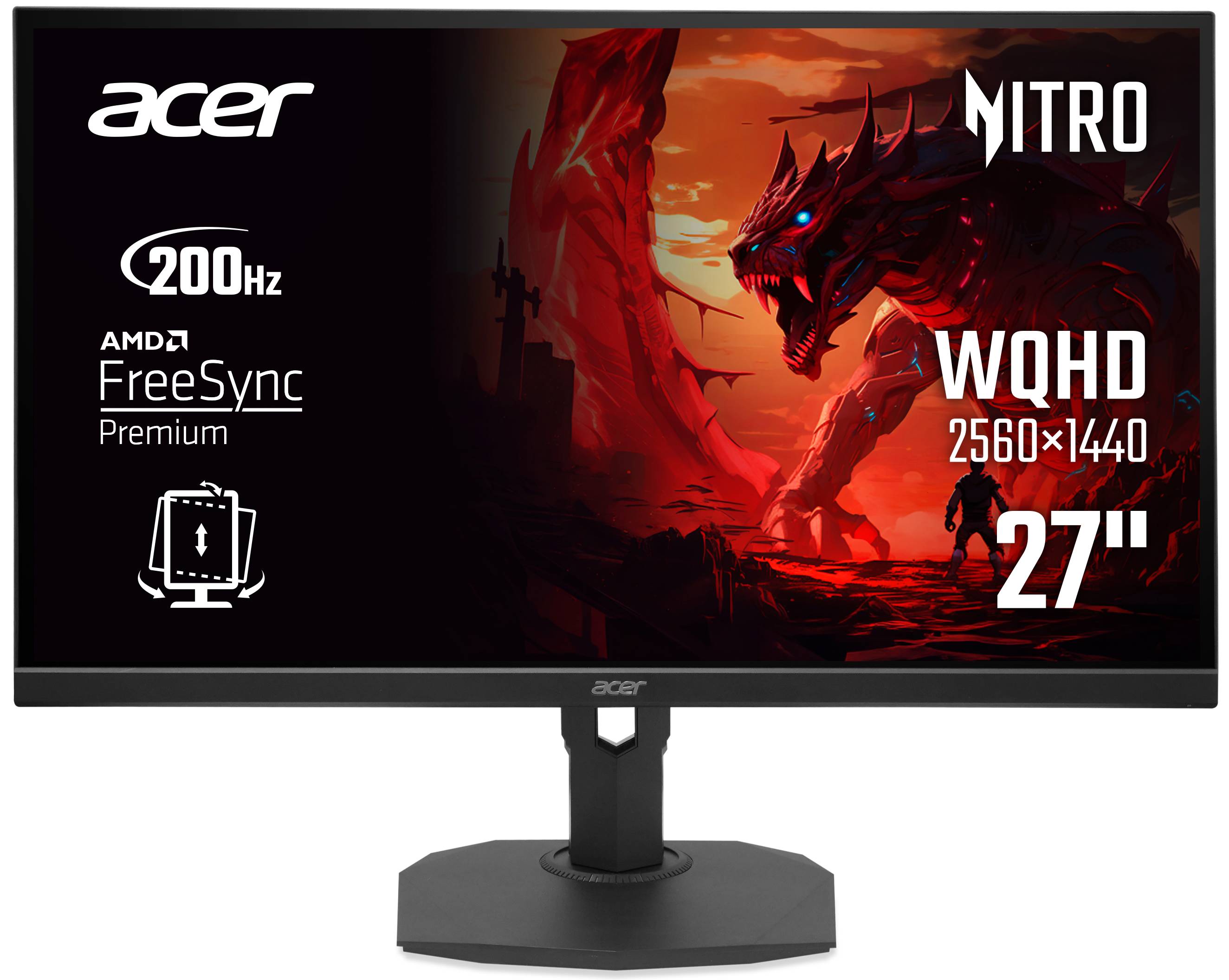 Монітор ігровий Acer XF273UX1bmiiprx (UM.HX0EE.109) - Фото 1