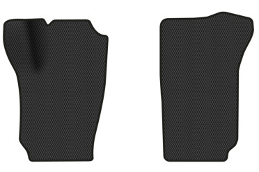 Фото - Килимки з екошкіри в салон авто передні EVAtech для Fabia (6Y) Skoda 1999-2007 1 покоління Sedan EU (SK1630AD2BBB)