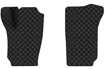 Фото - Килимки з екошкіри в салон авто передні EVAtech для Fabia (6Y) Skoda 1999-2007 1 покоління Sedan EU (SK1630AD2BBB)