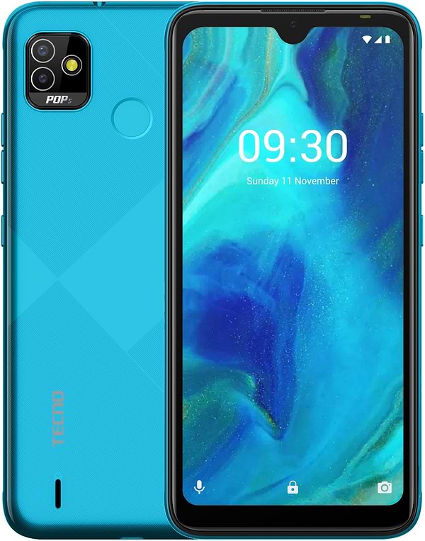 Фото - Смартфон Tecno POP 5 2/32Gb Ice Blue (BD2d)