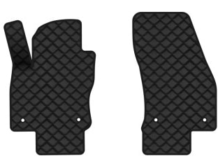 Килимки з екошкіри в салон авто передні EVAtech для Tiguan (Mk 2) Restyling Volkswagen 2020 2 покоління SUV EU (VW41380AK2AV4BBB)