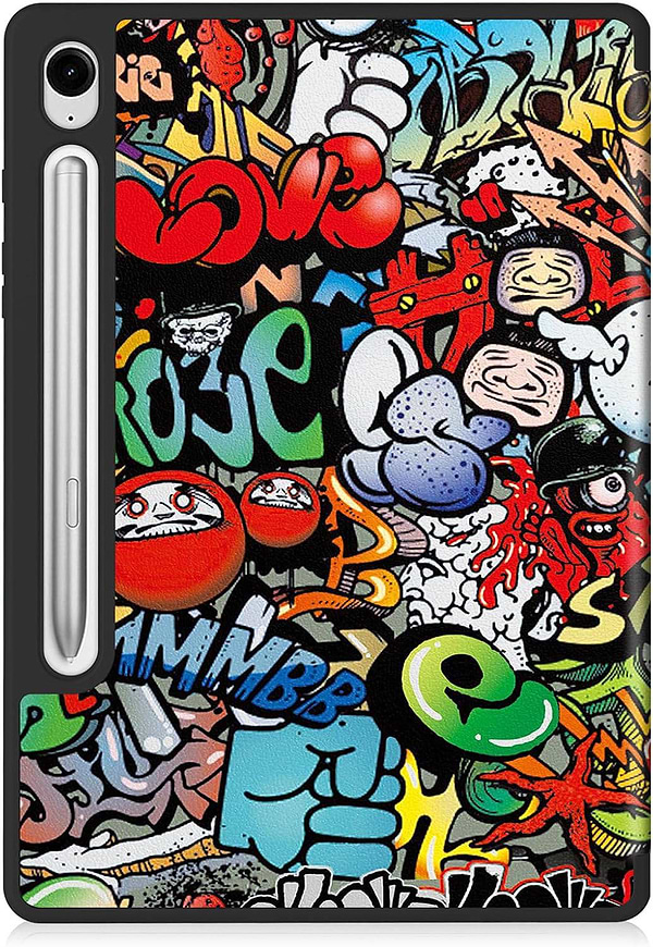 Фото - Чехол для планшета BeCover Flexible TPU Mate for Samsung Galaxy Tab S9 (SM-X710/SM-X716)/S9 FE (SM-X510/SM-X516B) 11.0" Graffiti (712534)
