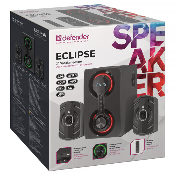 Фото - Компьютерная акустика 2.1 Defender Eclipse 40Вт (65593)