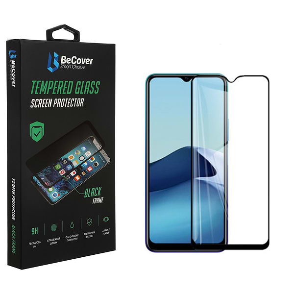 Фото - Захисне скло для смартфону BeCover Vivo Y20 Black (706485)