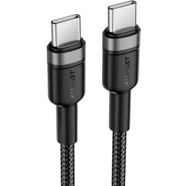 Фото - Кабель синхронизации данных AceFast USB 2.0 Type-C M-M, 1.2 м Black (6974316285137)