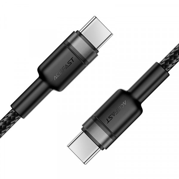 Фото - Кабель синхронизации данных AceFast USB 2.0 Type-C M-M, 1.2 м Black (6974316285137)