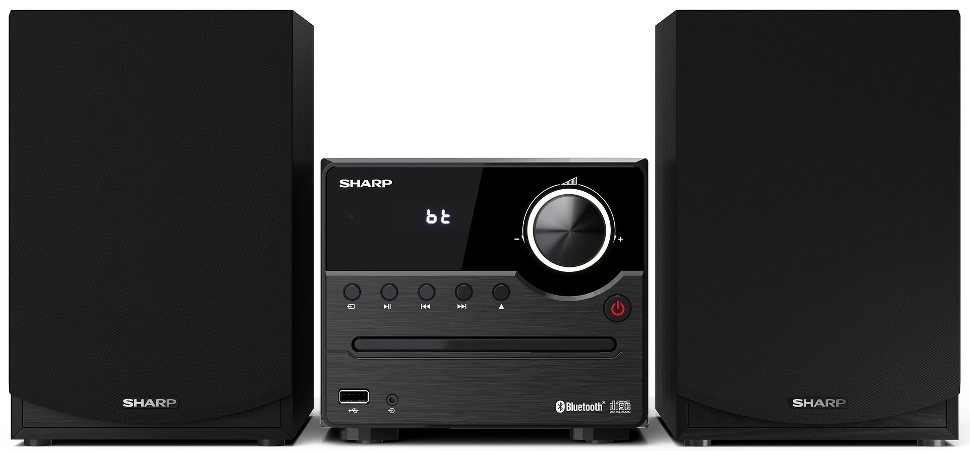 Мікро-система Sharp Micro Sound System Black (XL-B512(BK)) - Фото 1