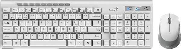 Фото - Клавіатура + миша бездротова Genius UKR BT+ 2.4GHz SlimStar 8230 (31340015423)