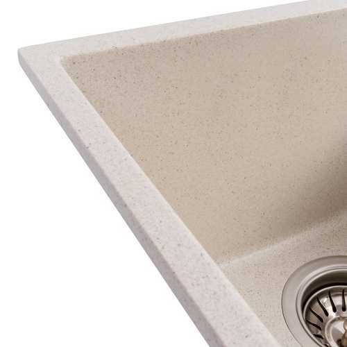 Фото - Мойка кухонная VALESO 3744 ROXY матовая (белая в точку)