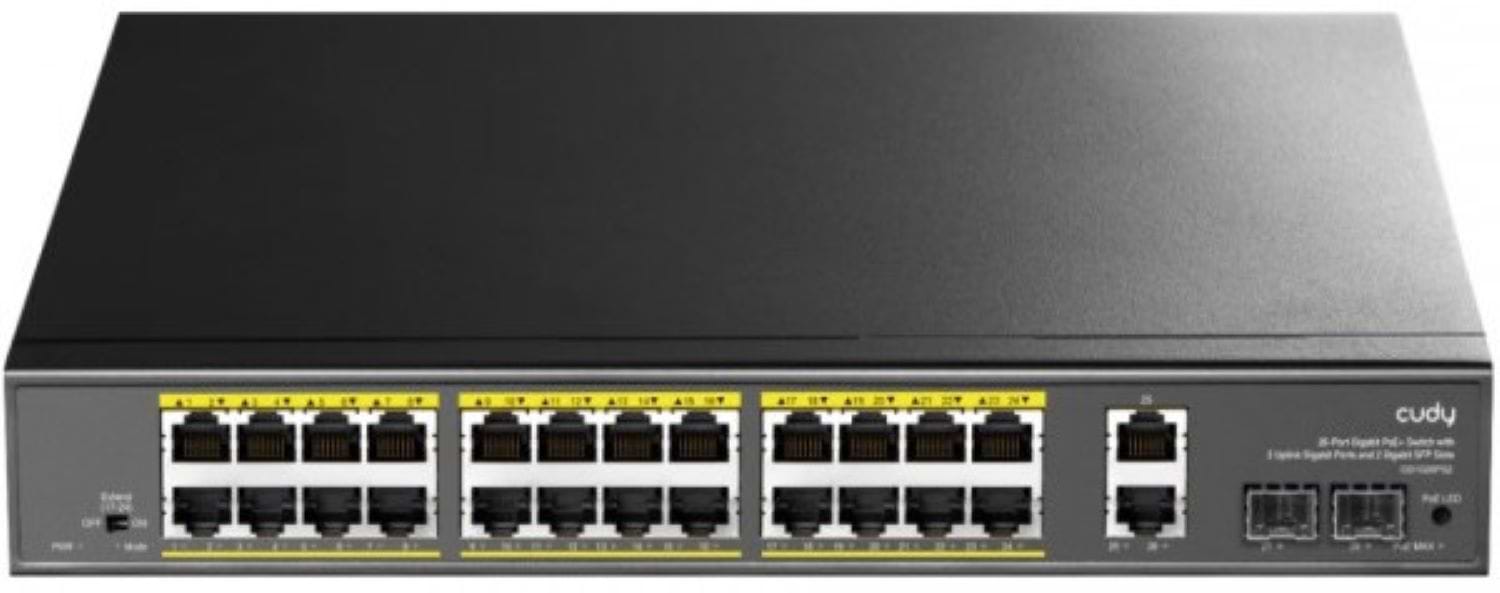 Коммутатор локальної мережі (Switch) Cudy GS1026PS2
