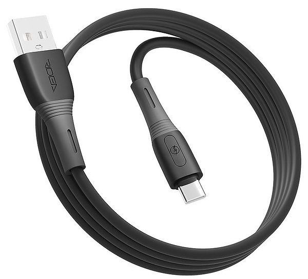 Фото - Кабель синхронизации данных Ridea SiliconePro Type-C 3A Black (RC-SI35)