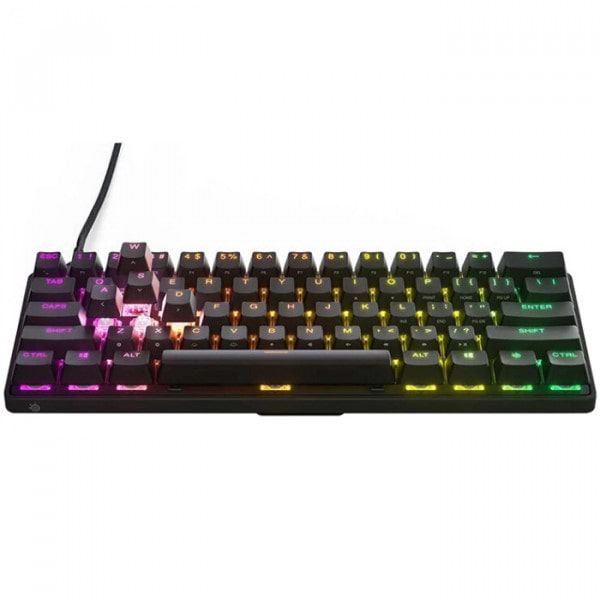 Фото - Клавіатура дротова ігрова SteelSeries Apex Pro Mini Gen 3 UA HyperMagnetic OmniPoint 3.0 OLED (64913)