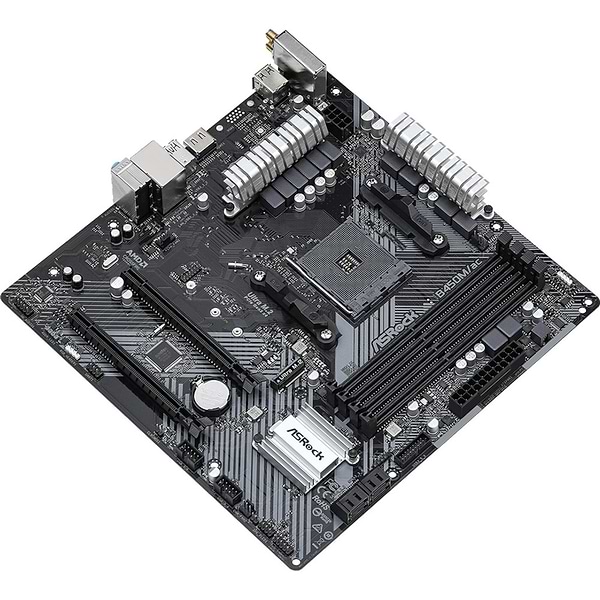 Фото - Материнська плата ASRock B450M/AC R2.0 DDR4