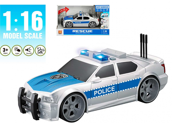 Фото - Наземная спецтехника Wenyi фрикционная полицейская машинка (WY620B)