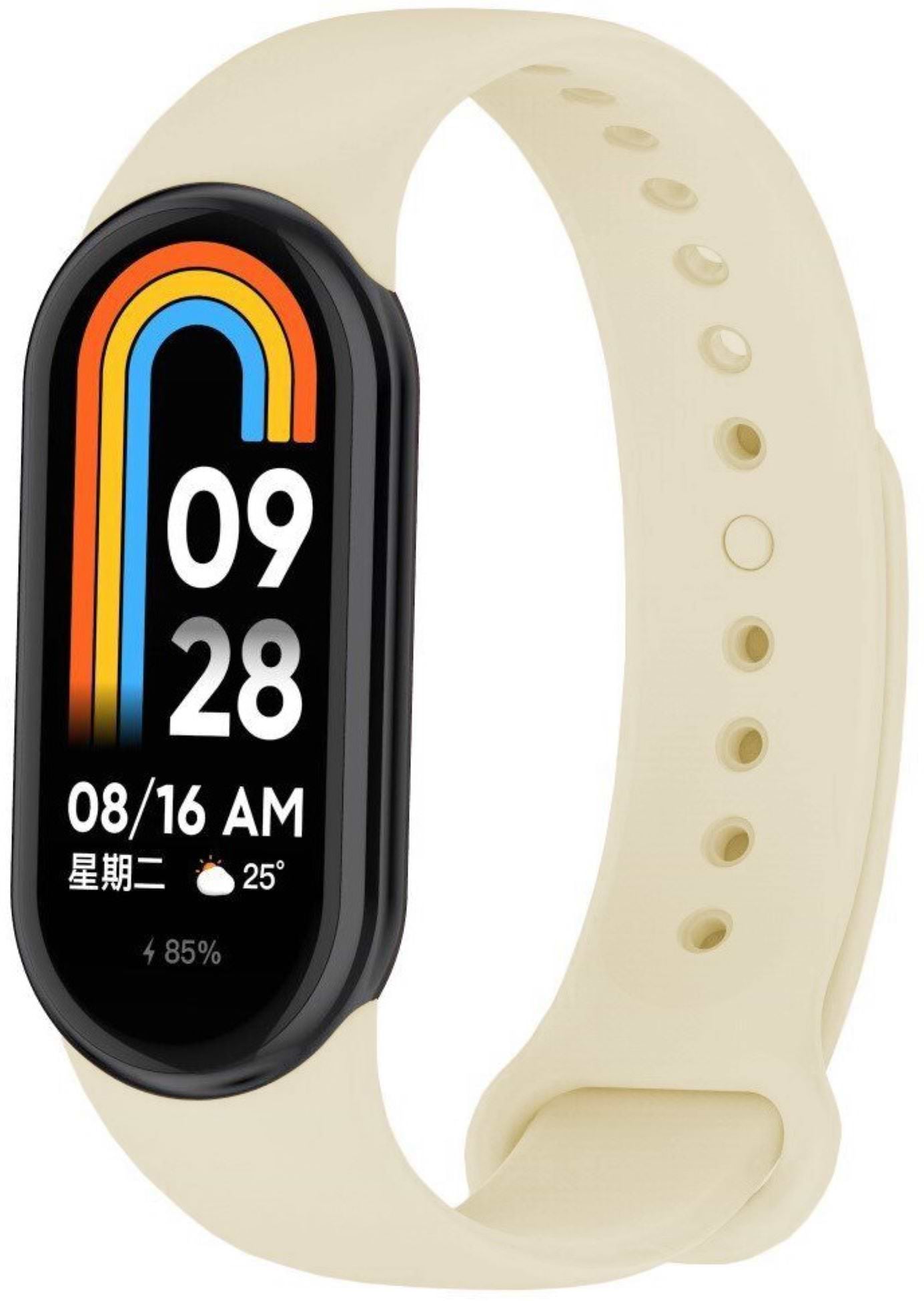 Ремінець для фітнес-браслету BeCover for Xiaomi Mi Smart Band 8 Gold (709386) - Фото 1