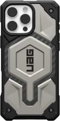 Чехол для смартфона UAG for iPhone 16 Pro Max, Monarch Pro Magsafe, Titanium (114457113636) - Фото 1