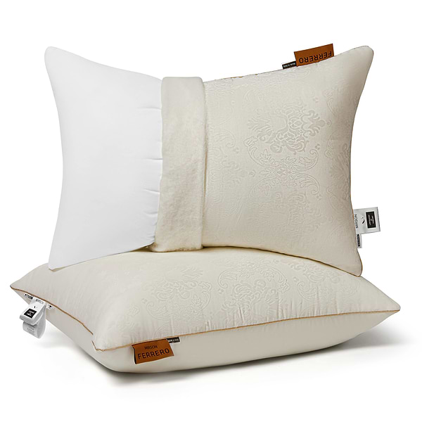 Фото - Подушка стандартна MirSon №15-31 Ferrero EcoSilk Vanilla 50х70 см (2200011165349)