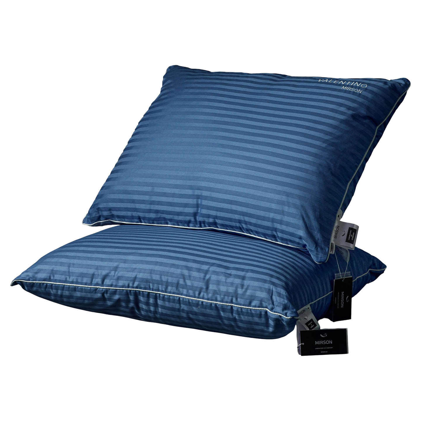 Подушка стандартная MirSon шелковая 1252 Valentino Hand Made Natural Silk Kapok Высокая 70х70 см (2200001519039)