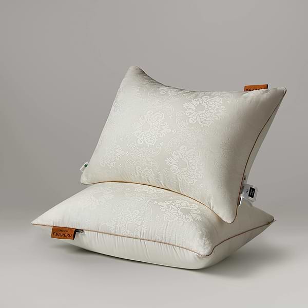 Фото - Подушка стандартна MirSon №15-31 Ferrero EcoSilk Vanilla 50х70 см (2200011165349)